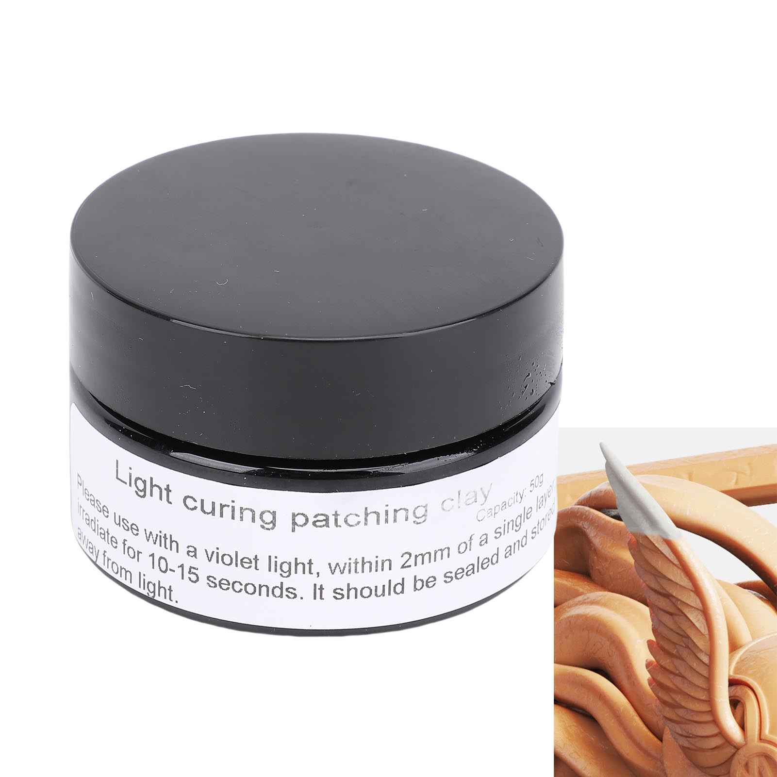 3D Printing Process - Ultra Violet Curing Putty 50g Multipurpose
