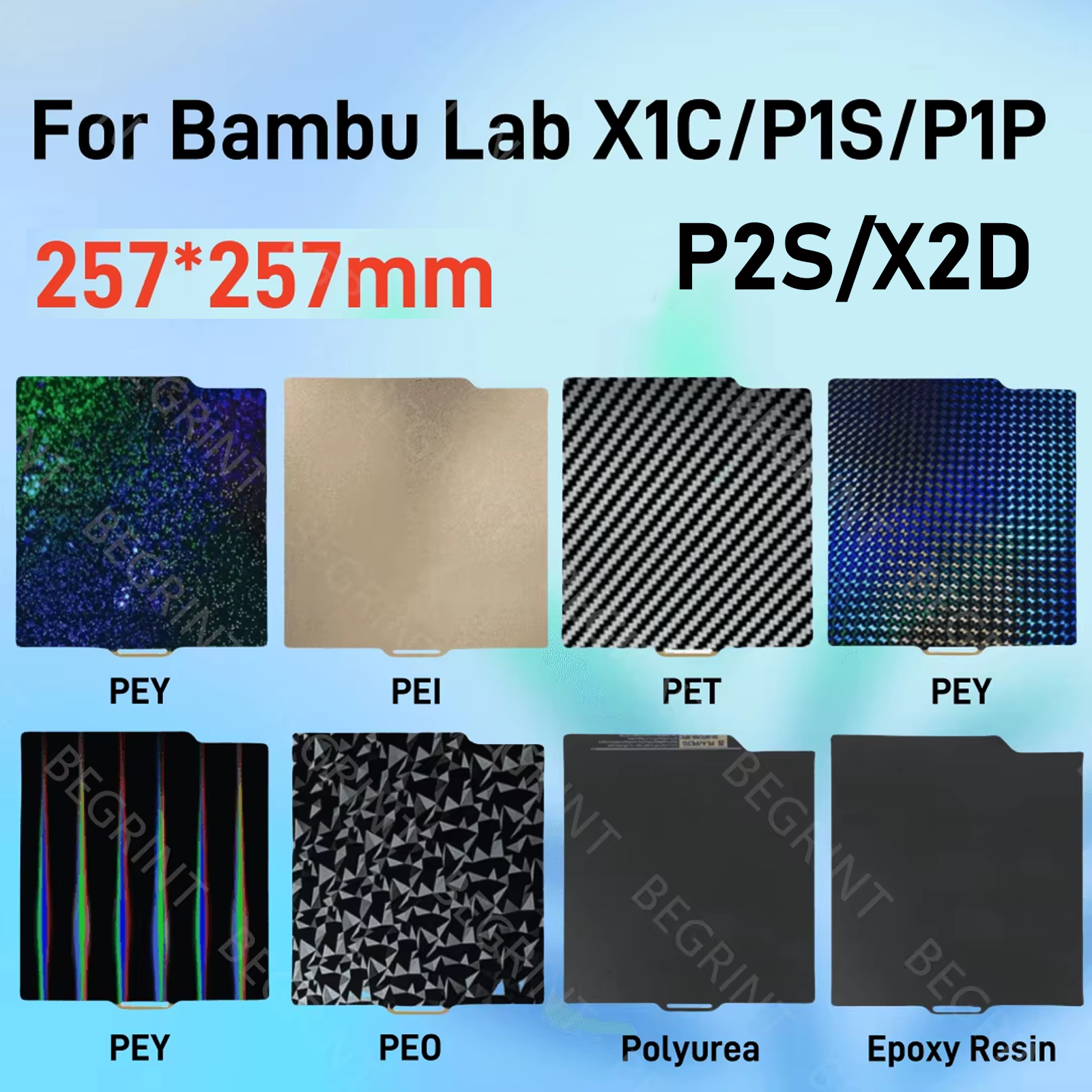 Pei Sheet - For Bambu Lab Build Plate X1C