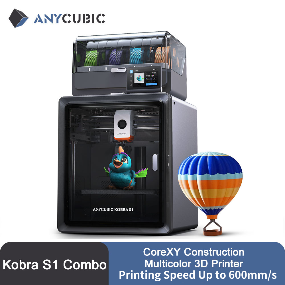 3D Printing Construction - Anycubic Kobra S1 Combo Multi-Color 3D