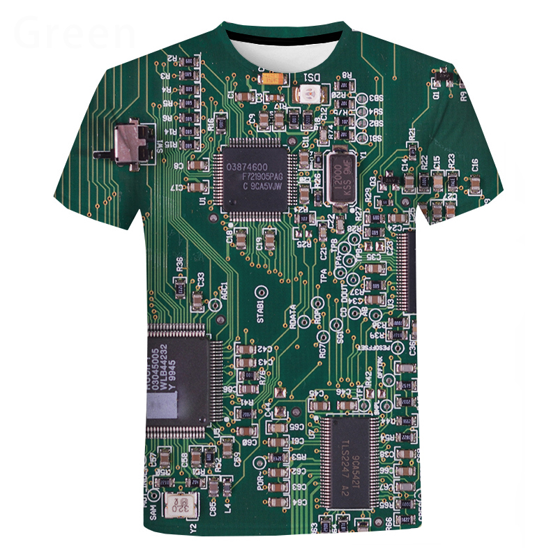 3D Printing Process - Electronic Chip Hip Hop T Shirt