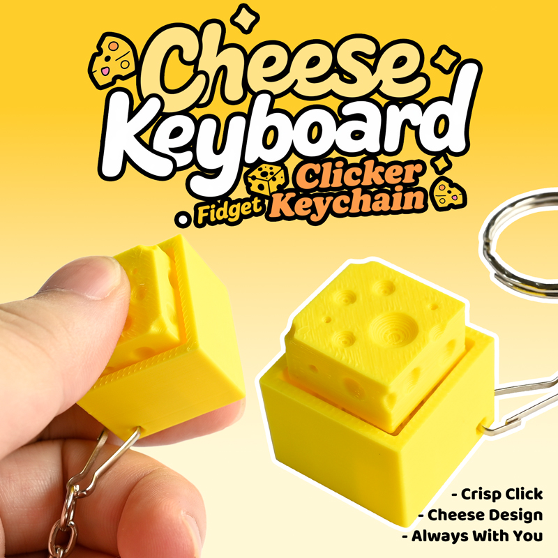 3D Printed Cheesy Key Fidget C – 3D Printing Objects recenzja i cena