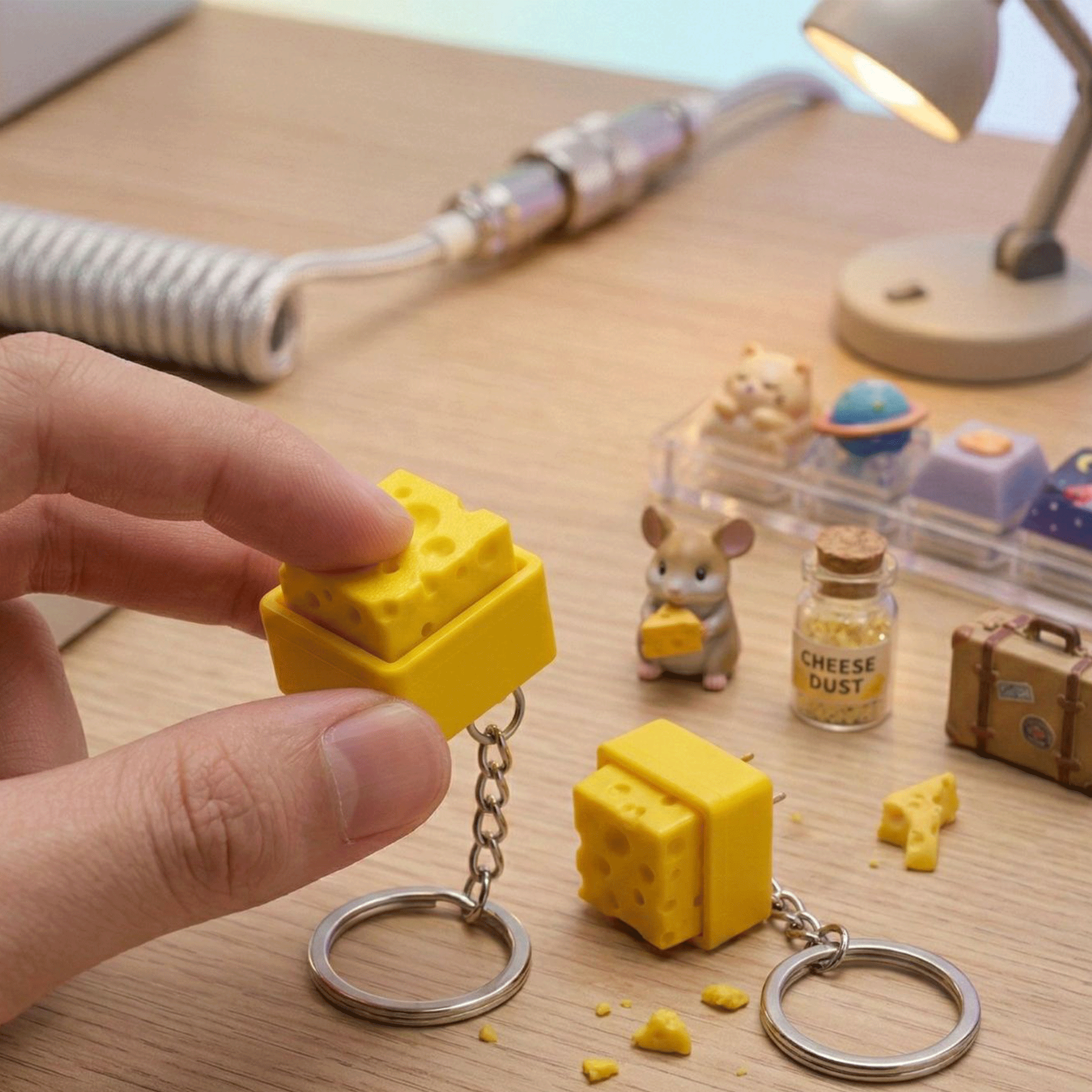 3D Printed Cheesy Key Fidget C – 3D Printing Objects recenzja i cena