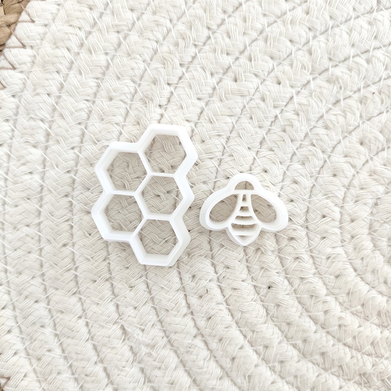 3D Bee Honeycomb Earring Cutti – 3D Printing Earrings recenzja i cena