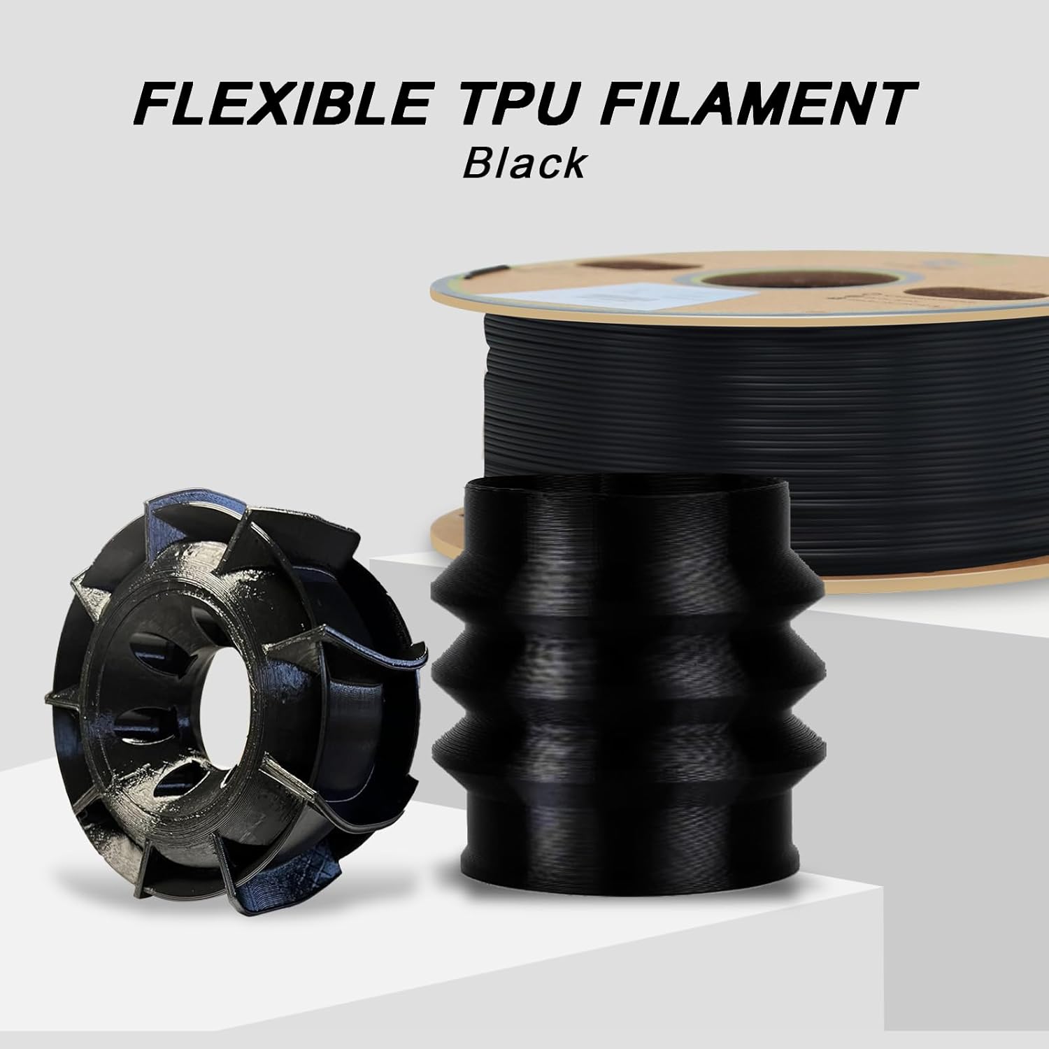 Black TPU Filament 1.75mm Flex – Tpu Flexible Filament recenzja i cena
