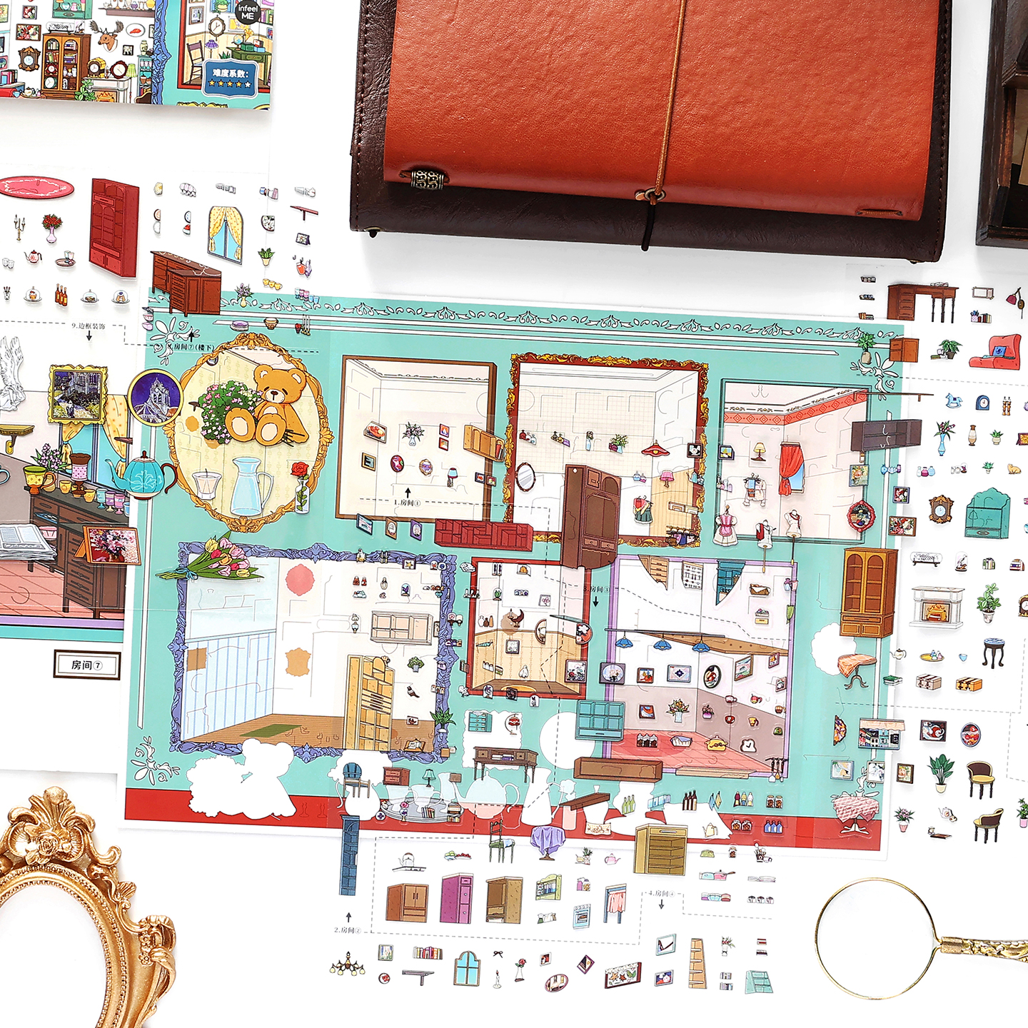 4 Sheets Cute Miniature Painti – 3D Printing Construction recenzja i cena