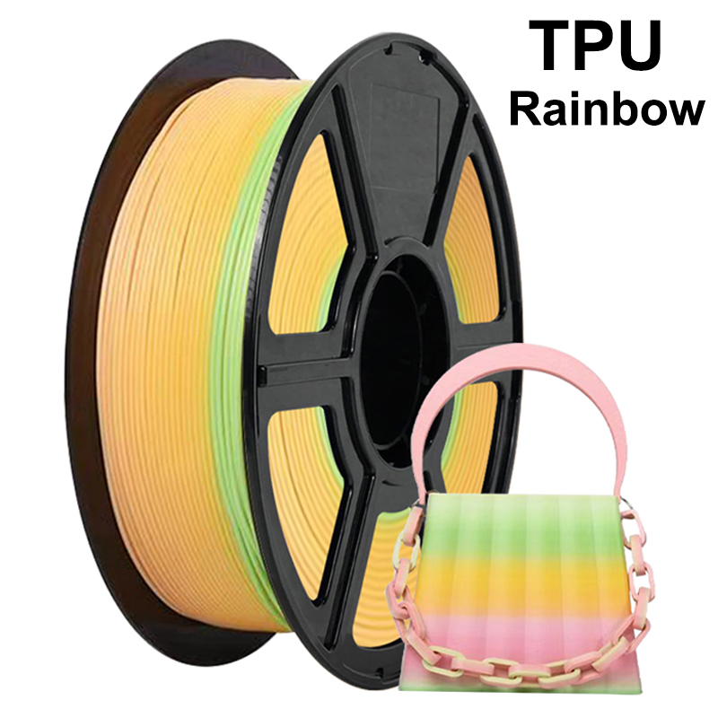 200g 1Kg TPU Rainbow Flexible  – Tpu Flexible Filament recenzja i cena