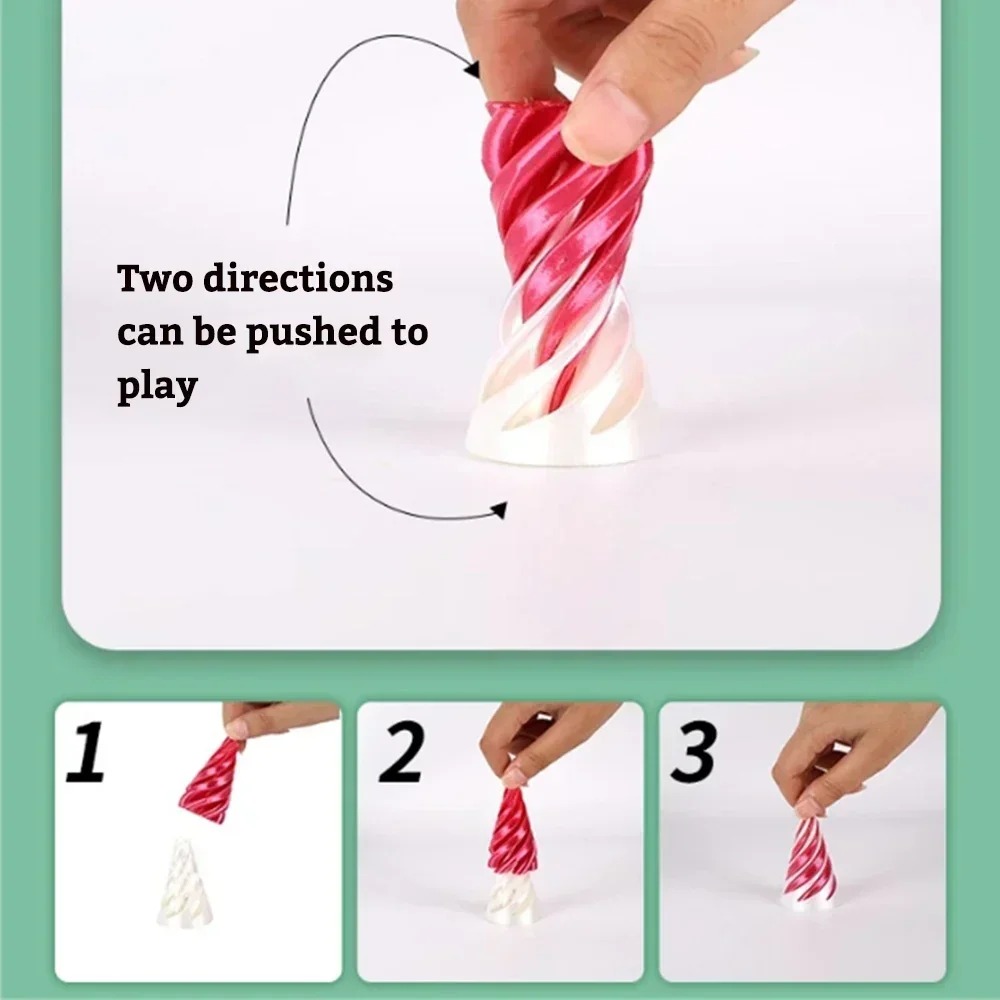 3D Printed Spiral Cone Toy Imp – 3D Printing Objects recenzja i cena