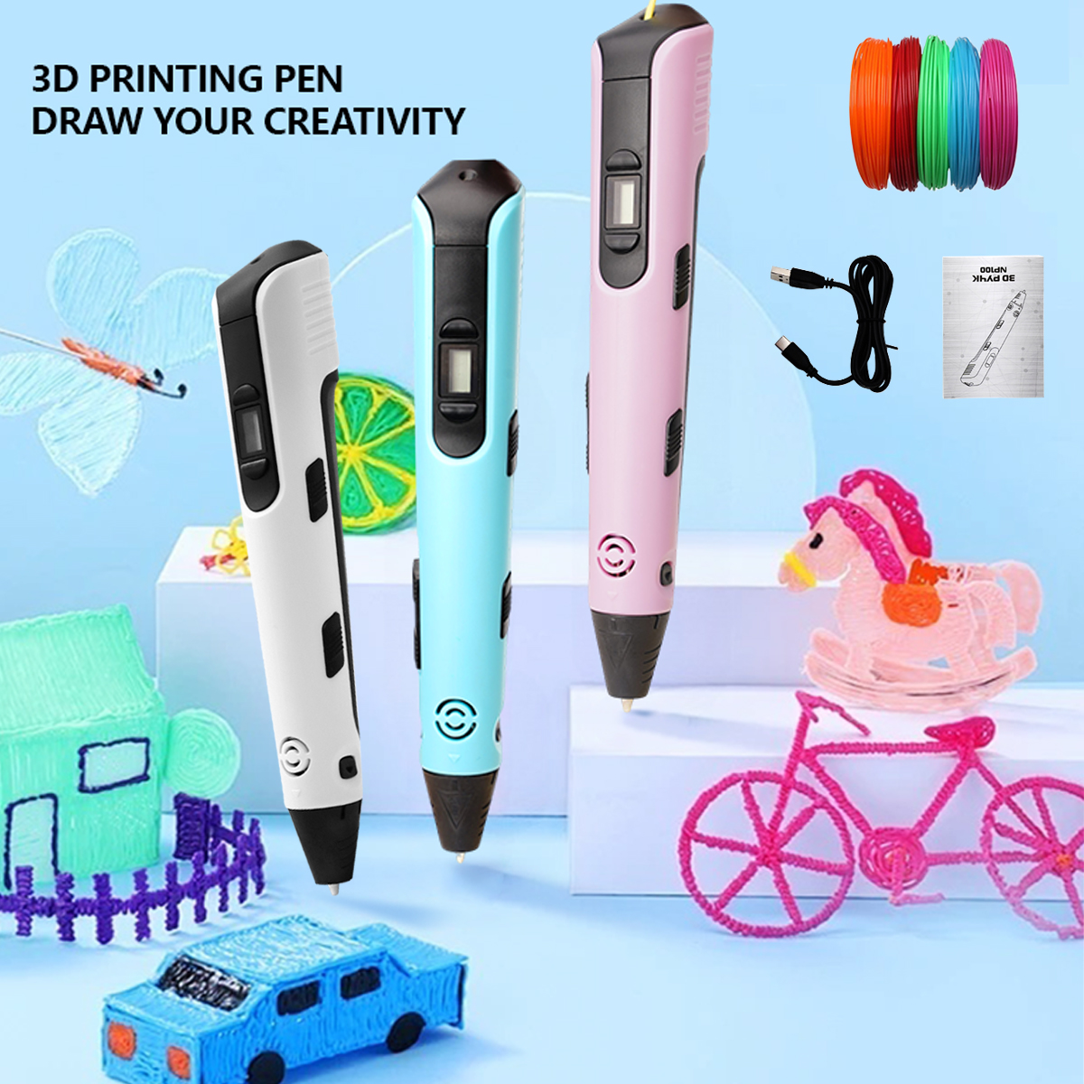 Upgraded 3D Printing Pen 9 Met – 3D Printing News recenzja i cena