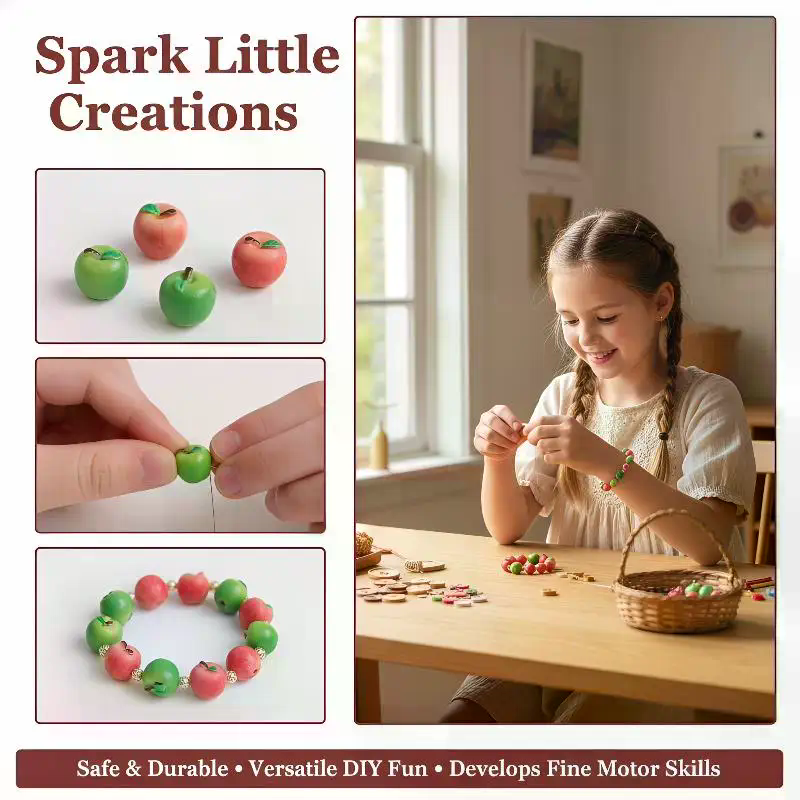 Cute Fruit Resin Loose Beads 3 – 3D Printing Earrings recenzja i cena