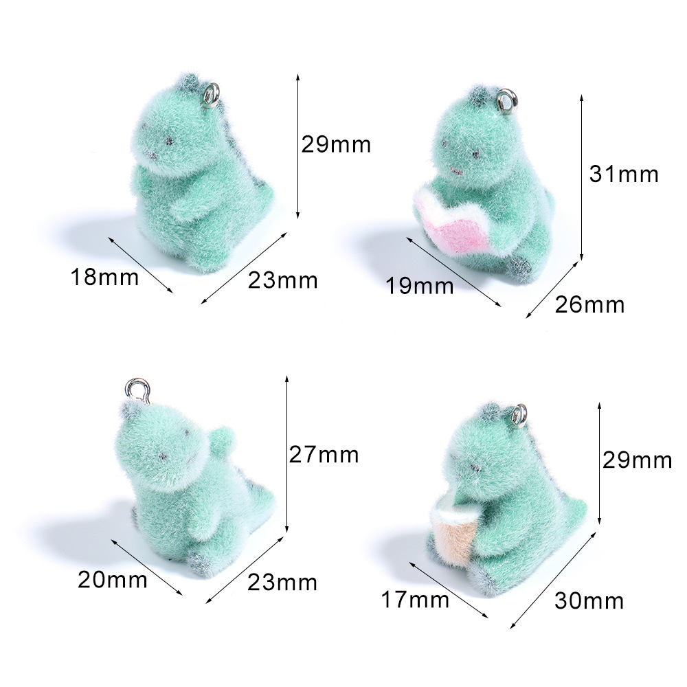 4Pcs 3D Mini Dinosaur Pendant  – 3D Printing Earrings recenzja i cena