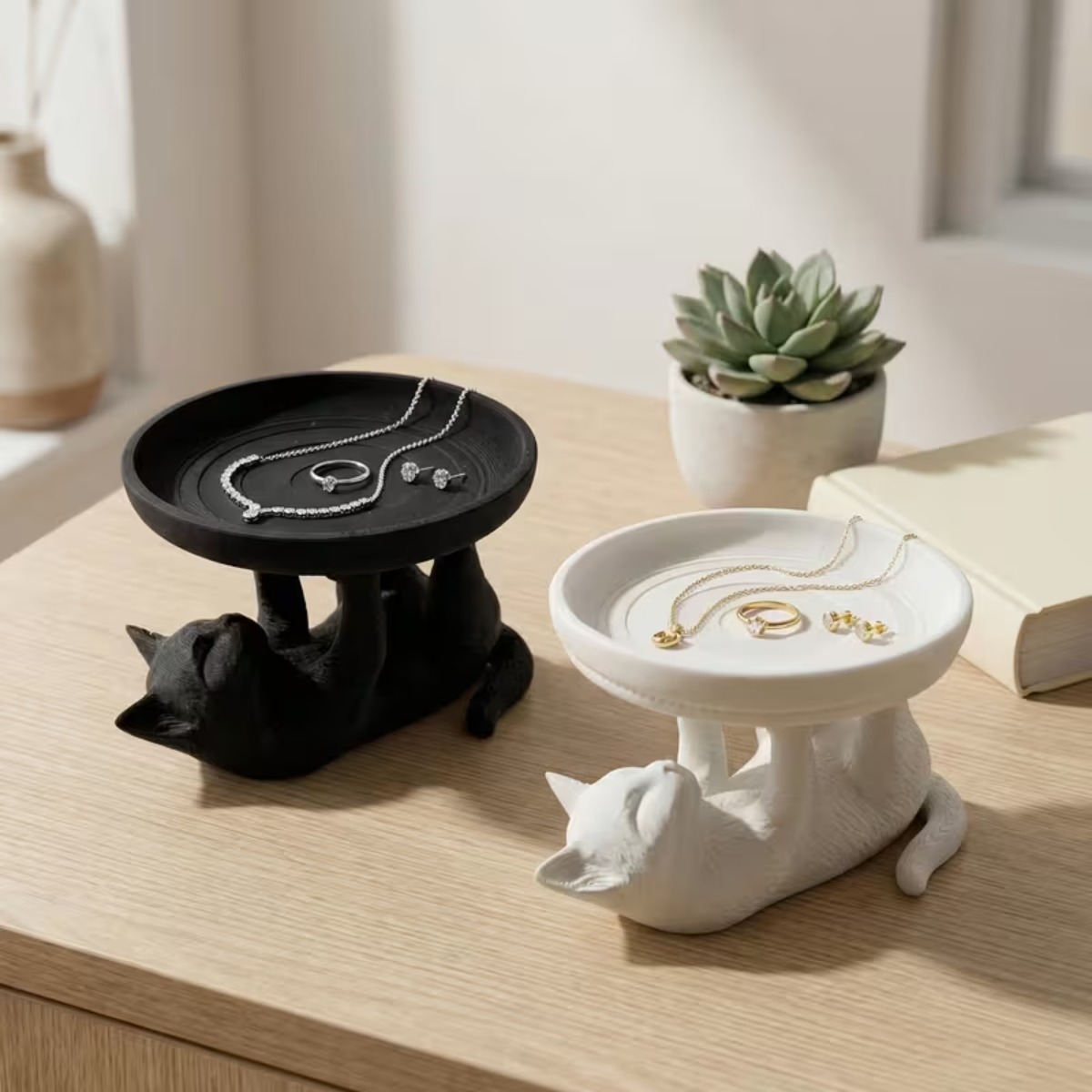 3D Printed Cat Shaped Jewelry  – 3D Printing Earrings recenzja i cena