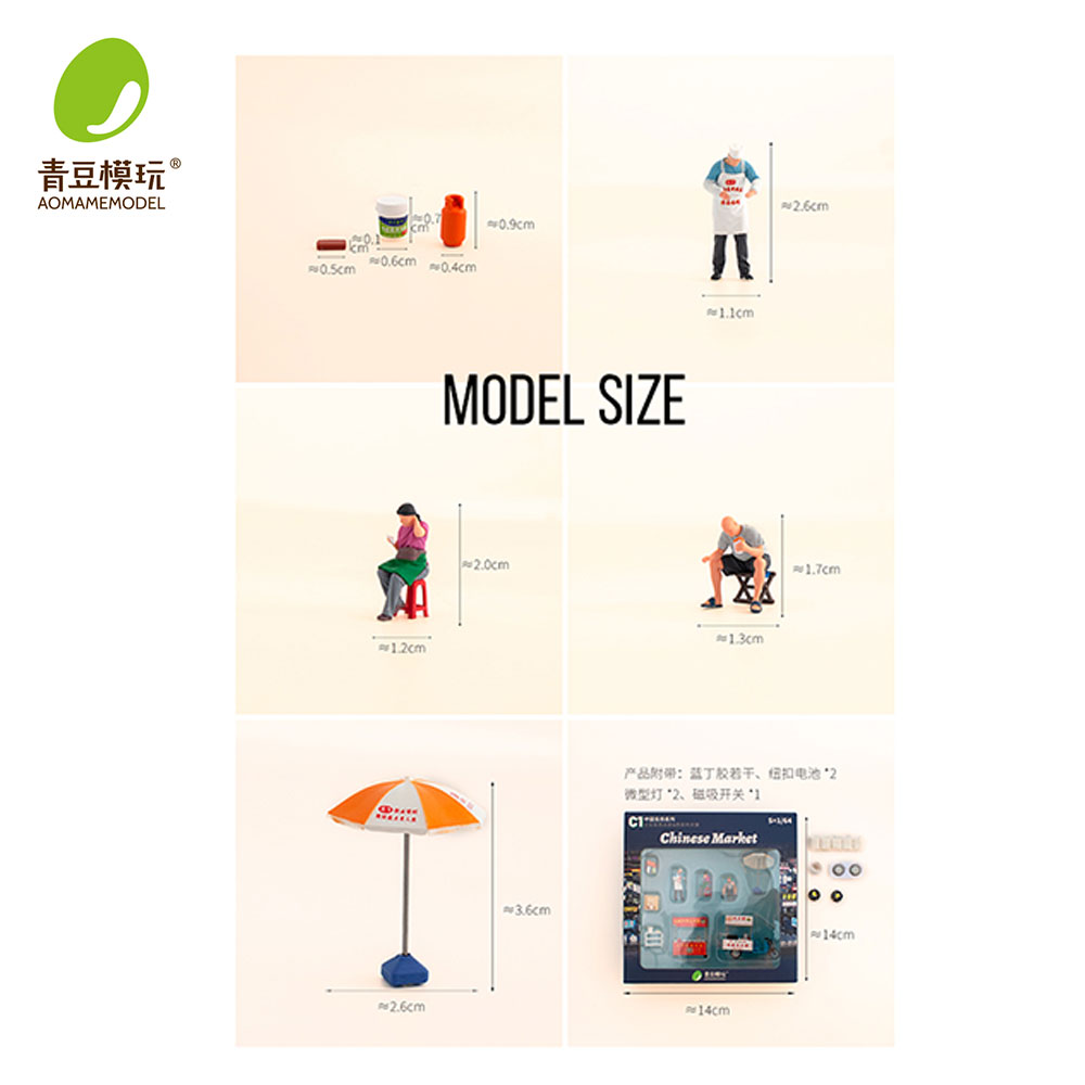 1/64 Night market s Model Kit- – 3D Printing Objects recenzja i cena