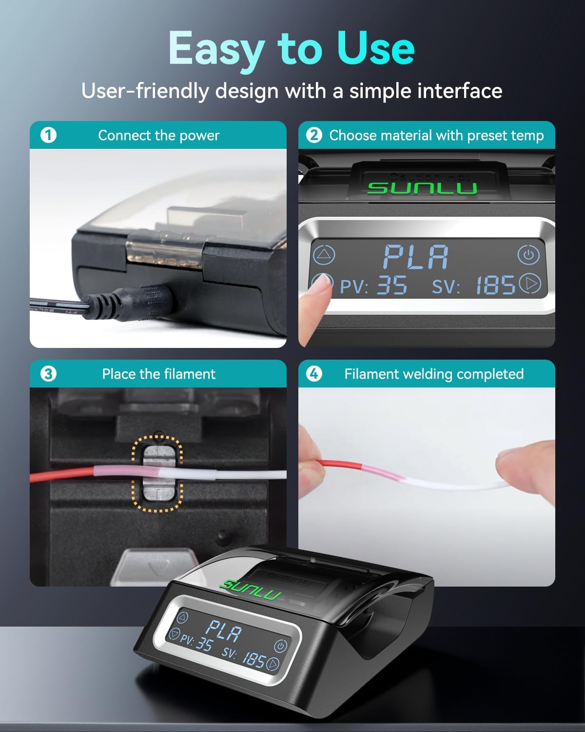 SUNLU FC01 Filament Connector  – 3D Printing Process recenzja i cena