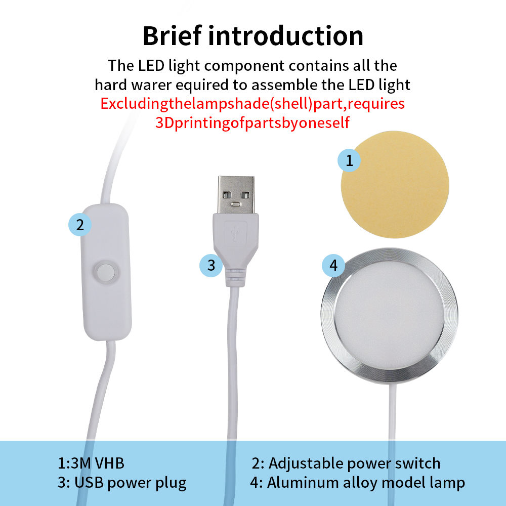 For Bambu Lab Led Lamp Kit 001 – 3D Printing Process recenzja i cena