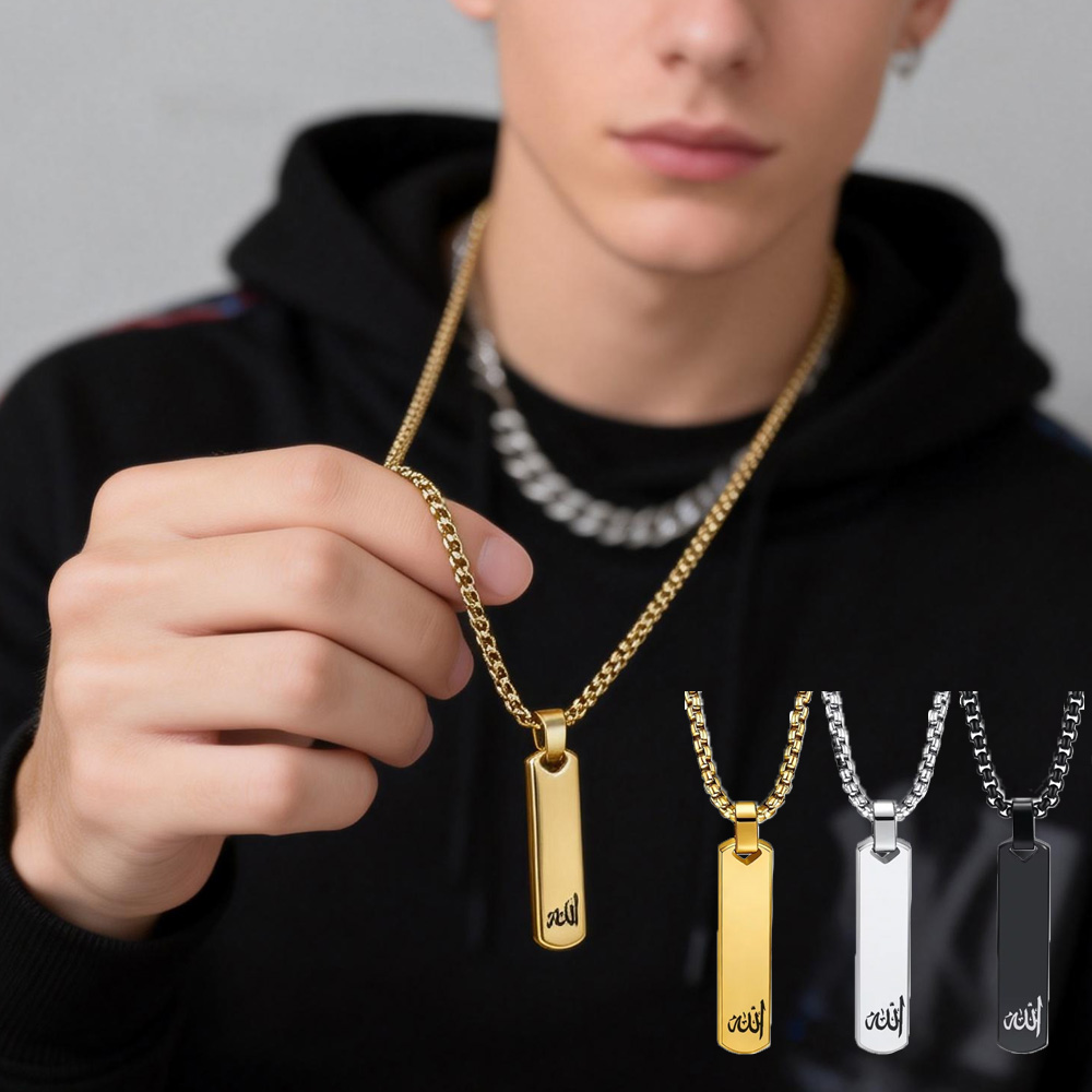 3D Bar Necklace, Cool Simple D – 3D Printing Steel recenzja i cena