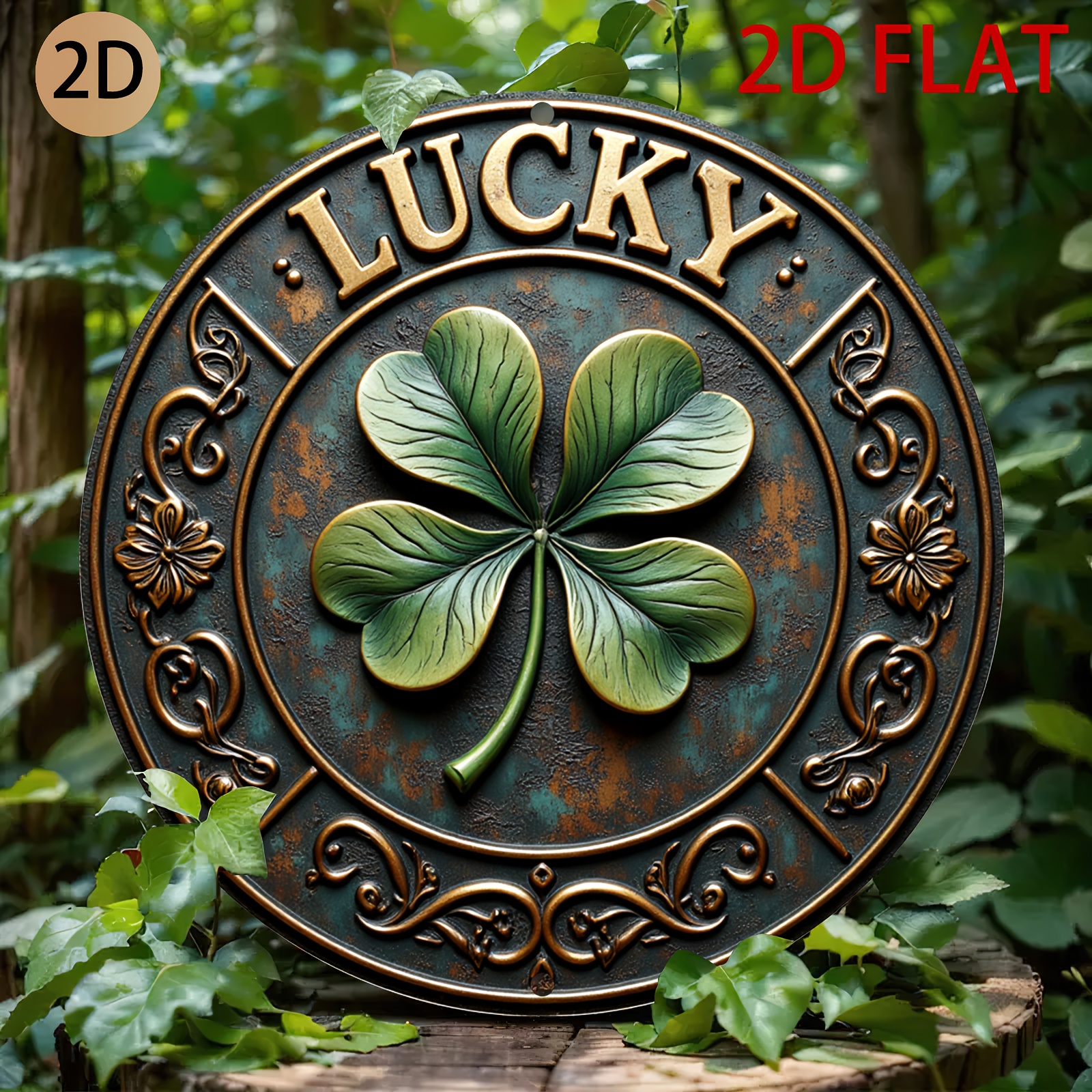 Vintage Rustic Metal Lucky Clo – 3D Printing Objects recenzja i cena