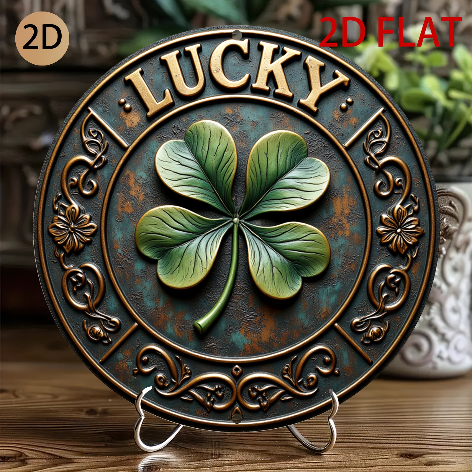 Vintage Rustic Metal Lucky Clo – 3D Printing Objects recenzja i cena