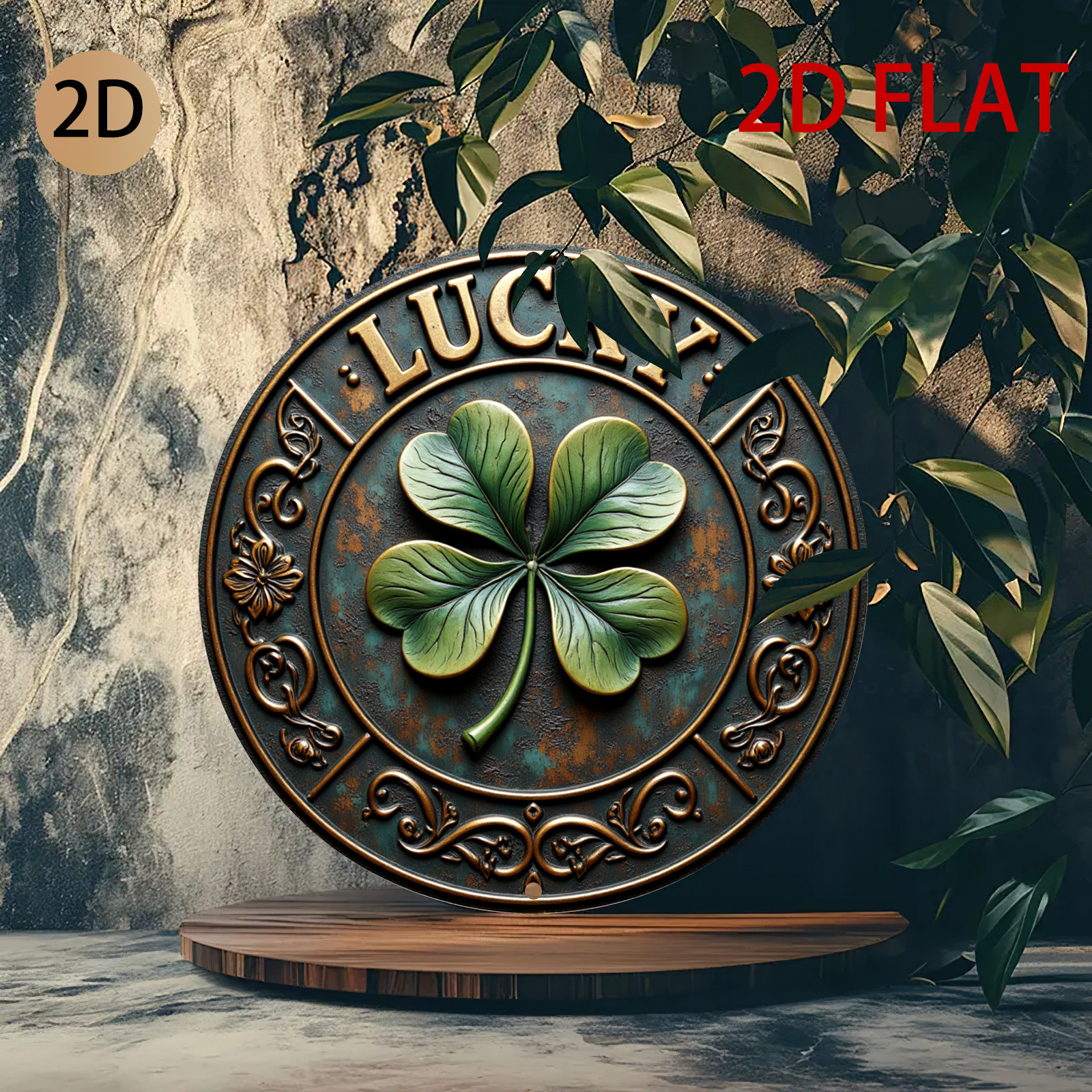 Vintage Rustic Metal Lucky Clo – 3D Printing Objects recenzja i cena
