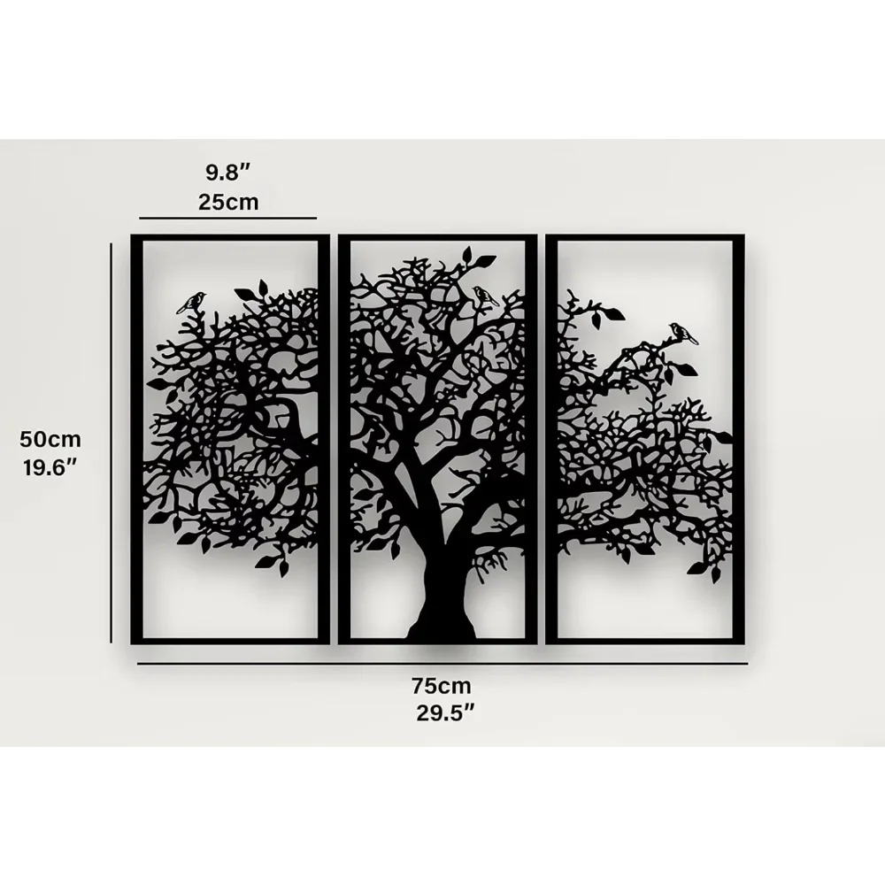 3Pcs Family Tree Metal Wall De – 3D Printing Objects recenzja i cena