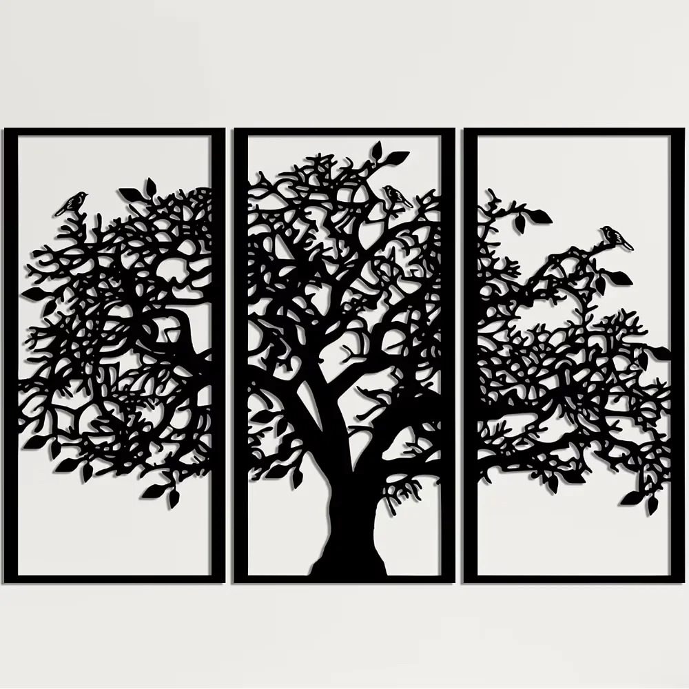 3Pcs Family Tree Metal Wall De – 3D Printing Objects recenzja i cena
