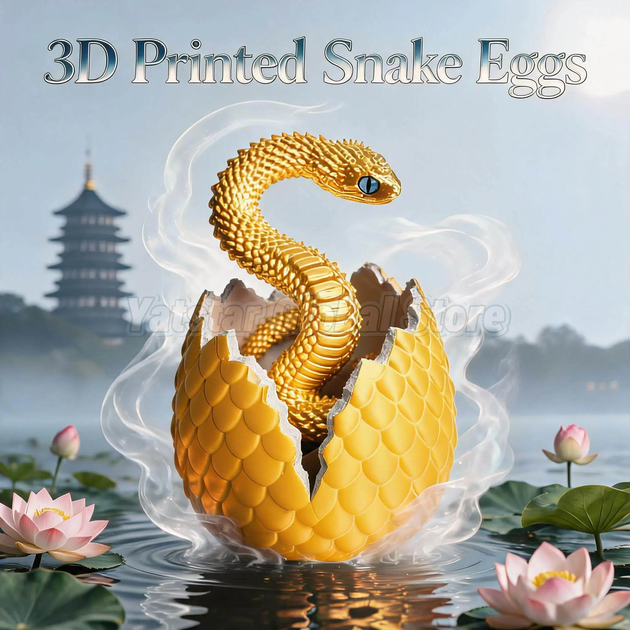 3D Printed Snake Egg Toy Creat – 3D Printing Objects recenzja i cena